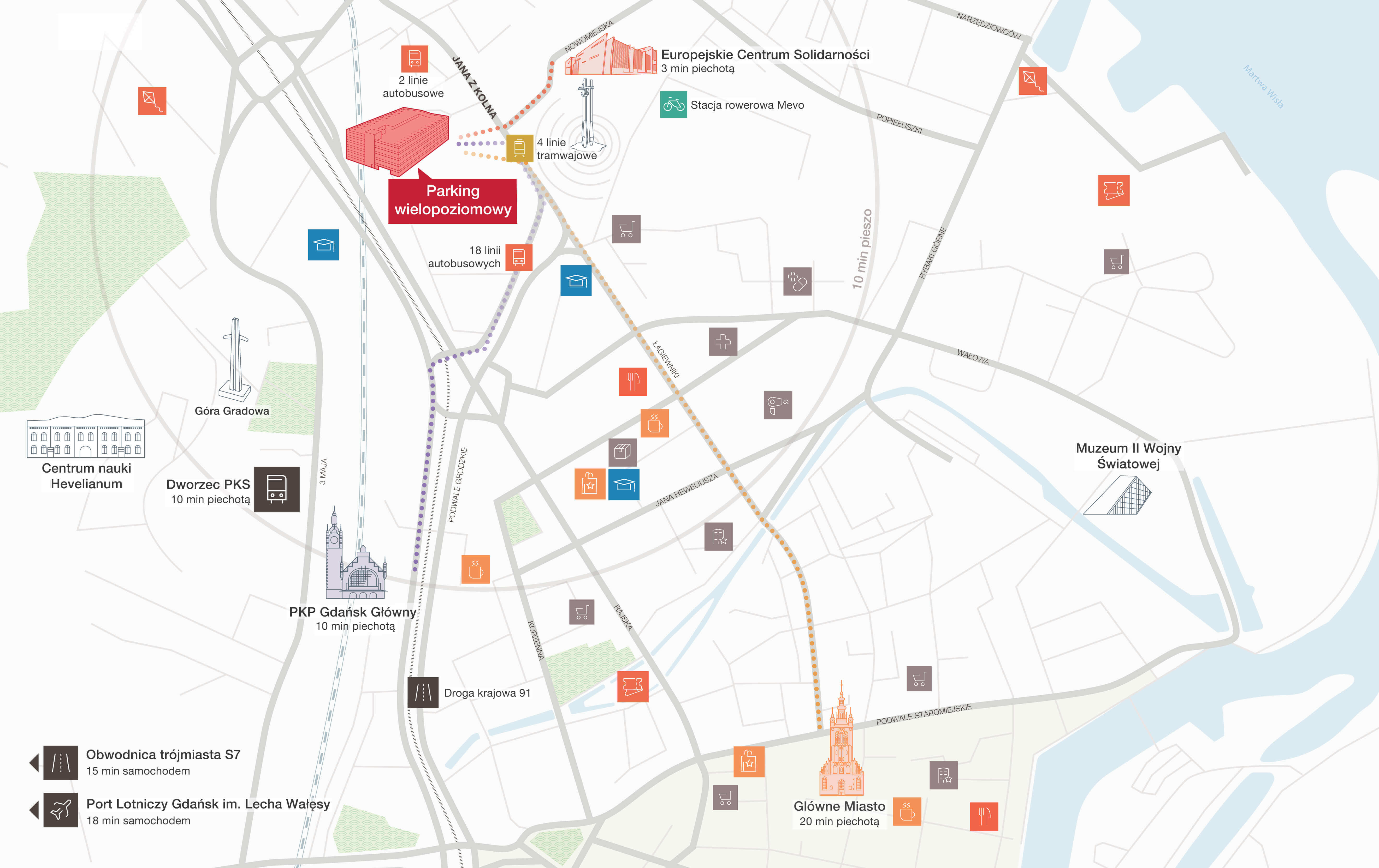 Mapa parkingu